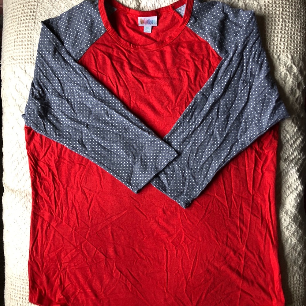 LuLaRoe Dotted Sleeve Randy